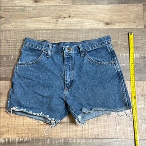 Vintage Rustler Denim Blue Mens Shorts